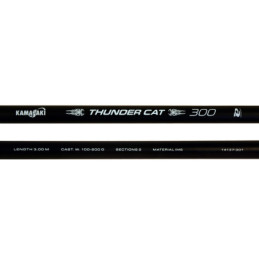 Lanseta Kamasaki Thunder Cat, 2 elementi, lungime 3.0m, greutate aruncare 100-200g, greutate 376 g