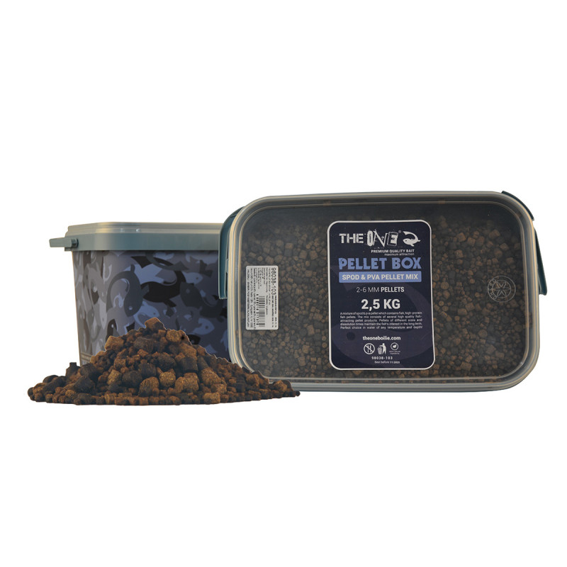 Pelete The One Pellet Box Spod & PVA Pellet Mix - Ideal pentru Pescuitul de Crap