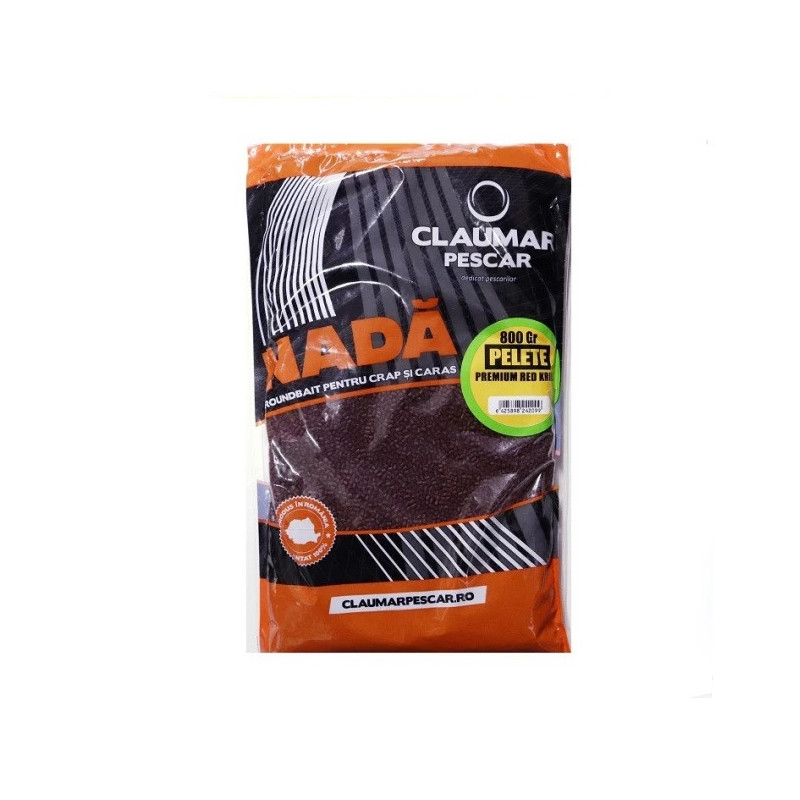 Pelete Crap Claumar Premium Red Krill 2mm 800gr