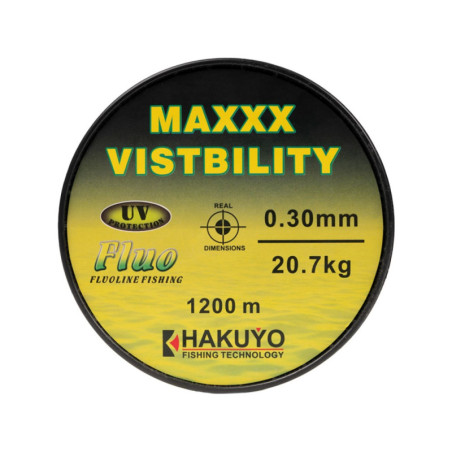 Fir monofilament MAXXX VISIBILITY FLUO