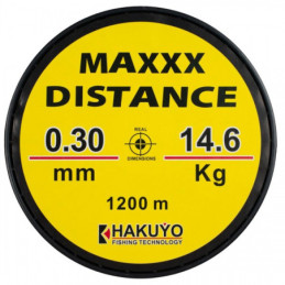 Fir monofilament MAXXX DISTANCE GALBEN FLUO NEON
