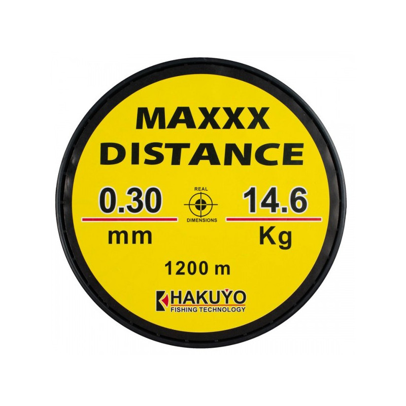 Fir monofilament MAXXX DISTANCE GALBEN FLUO NEON