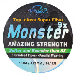 Fir textil MONSTER 8 BRAID Hakuyo