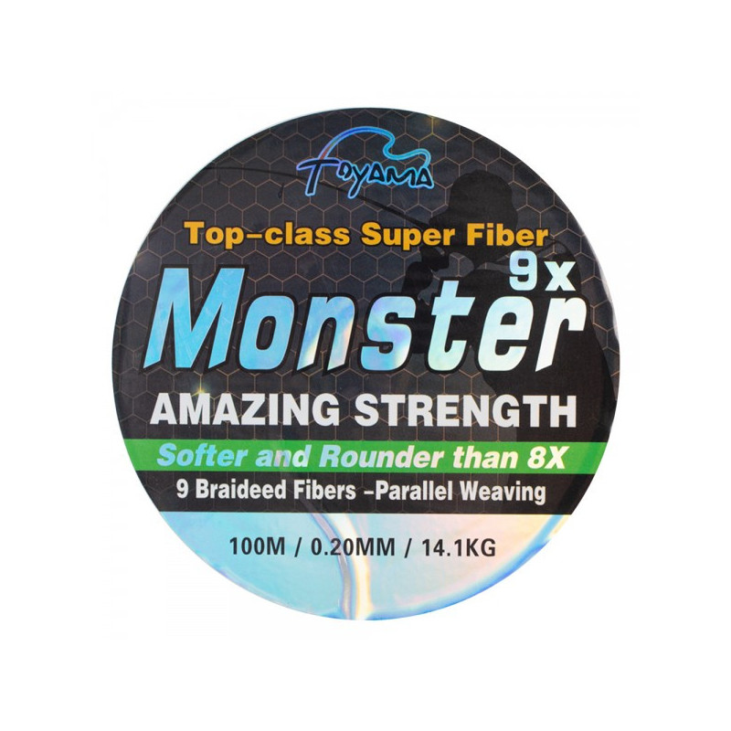 Fir textil MONSTER 8 BRAID Hakuyo