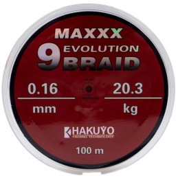 Fir textil MAXX EVOLUTION 9 BRAID Hakuyo