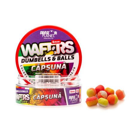 ARTIFICIAL METHOD WAFTERS DUMBELLS ENTERPRISE TACKLE FLUO YELLOW 6mm