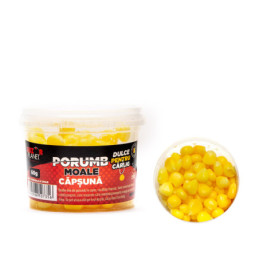 porumb moale carlig, capsuna, 60g, pescuit crap