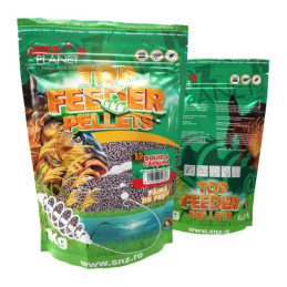 Top Feeder Pellets Squid Căpșună 1.5mm 1kg - Pelete Aromate pentru Pescuit la Feeder