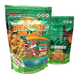 Top Feeder Pellets Căpșună 2.5mm 1kg - Pelete Aromate pentru Pescuit la Feeder