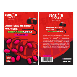 Artificial Method Wafters Dumbells Fluo Pink 6mm - Momeli Artificiale Roz Enterprise Tackle