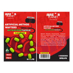 Artificial Method Wafters Dumbells Fluo Yellow 6mm - Momeli Artificiale Galbene Enterprise Tackle
