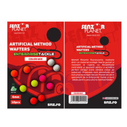 Artificial Method Wafters Dumbells Fluo Yellow 6mm - Momeli Artificiale Galbene Enterprise Tackle