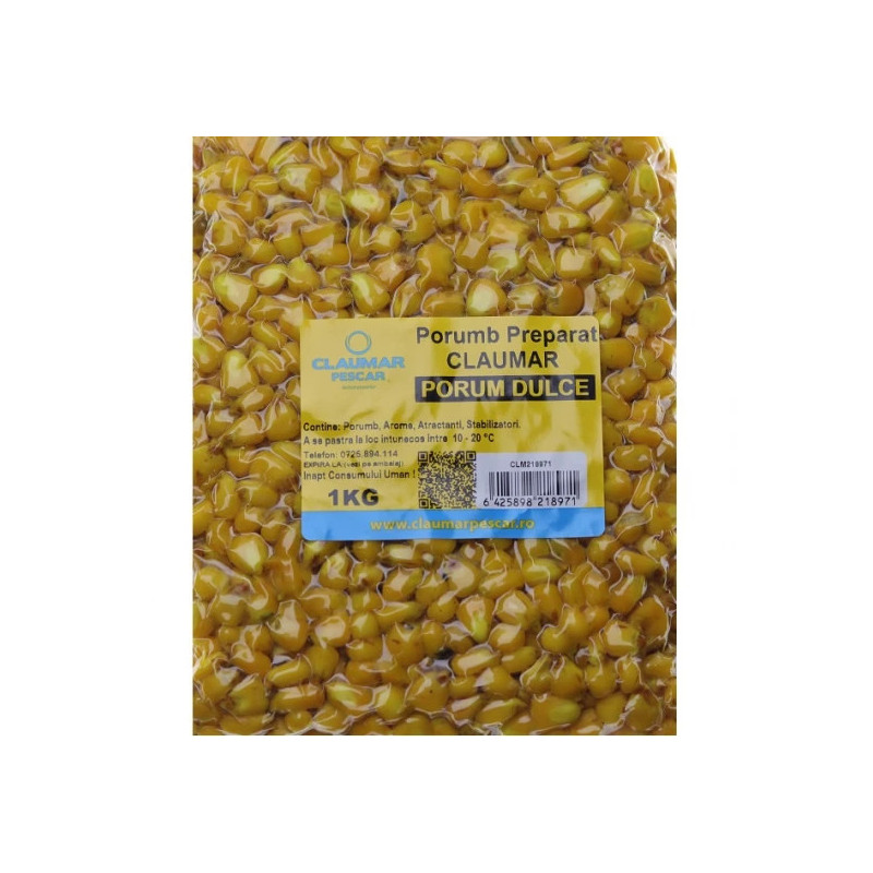 Porumb Preparat Claumar Porumb Dulce Galben 1kg Porumb Preparat Claumar Porumb Dulce Galben 1kg