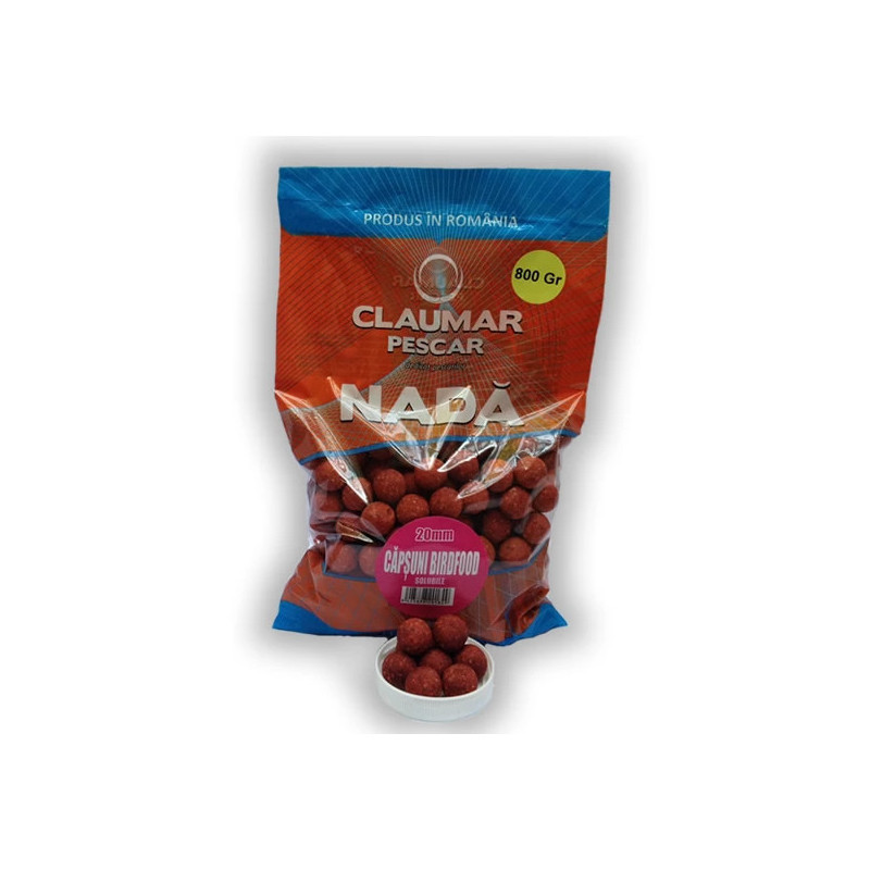 Boilies Claumar Birdfood Tare Scopex 20mm 800 g
