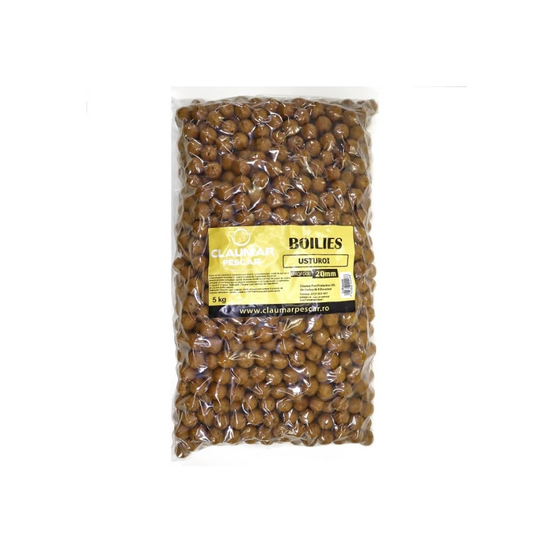 Boilies Claumar Birdfood Tare Usturoi 24mm 5kg Punga