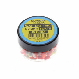Wafters Claumar Trio Forte Usturoi 5-7mm, 15gr | Wafters la Pescuit24