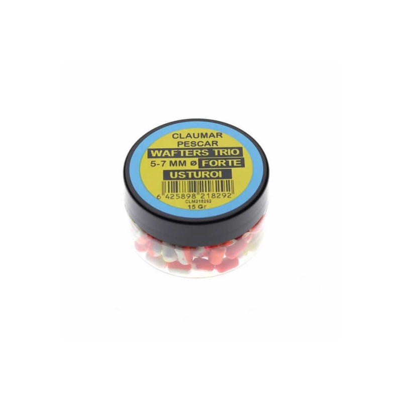 Wafters Claumar Trio Forte Usturoi 5-7mm, 15gr | Wafters la Pescuit24