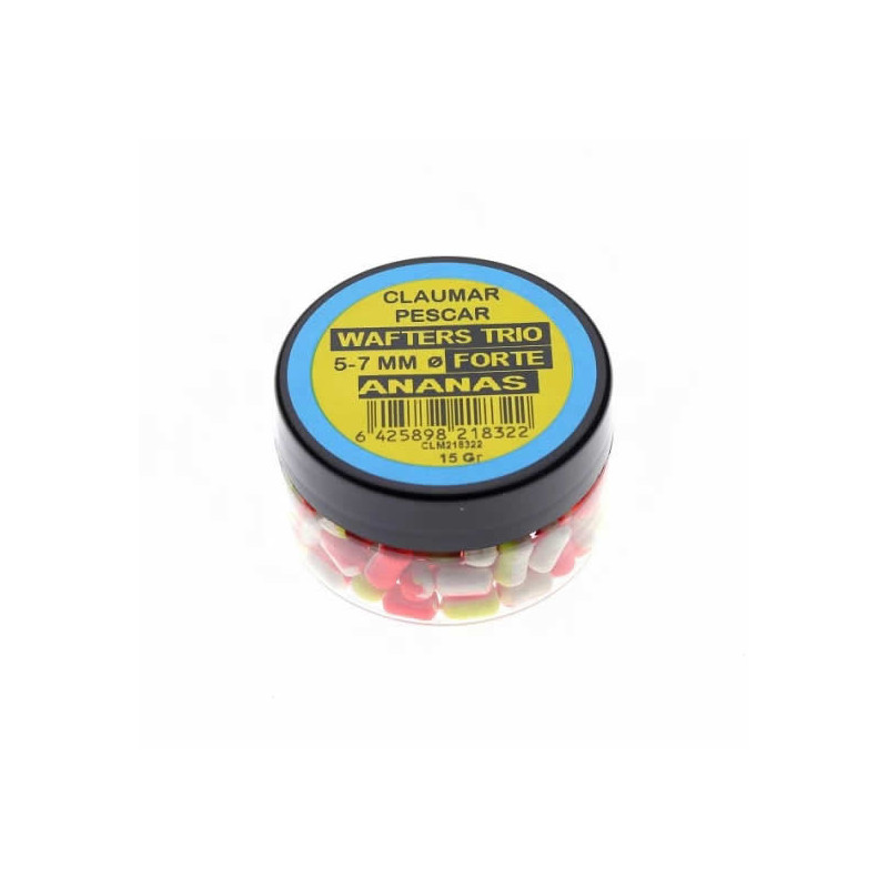 Wafters Claumar Trio Forte, Ananas, 5-7mm, 15g | Wafters la Pescuit24