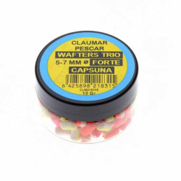 Wafters Claumar Trio Forte Capsuna 5-7mm, 15gr | Wafters la Pescuit24