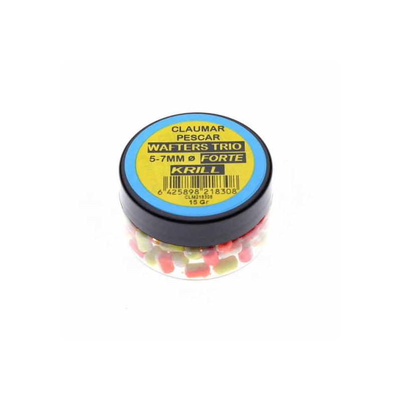 Wafters Claumar Trio Forte Krill 5-7mm, 15gr | Wafters la Pescuit24