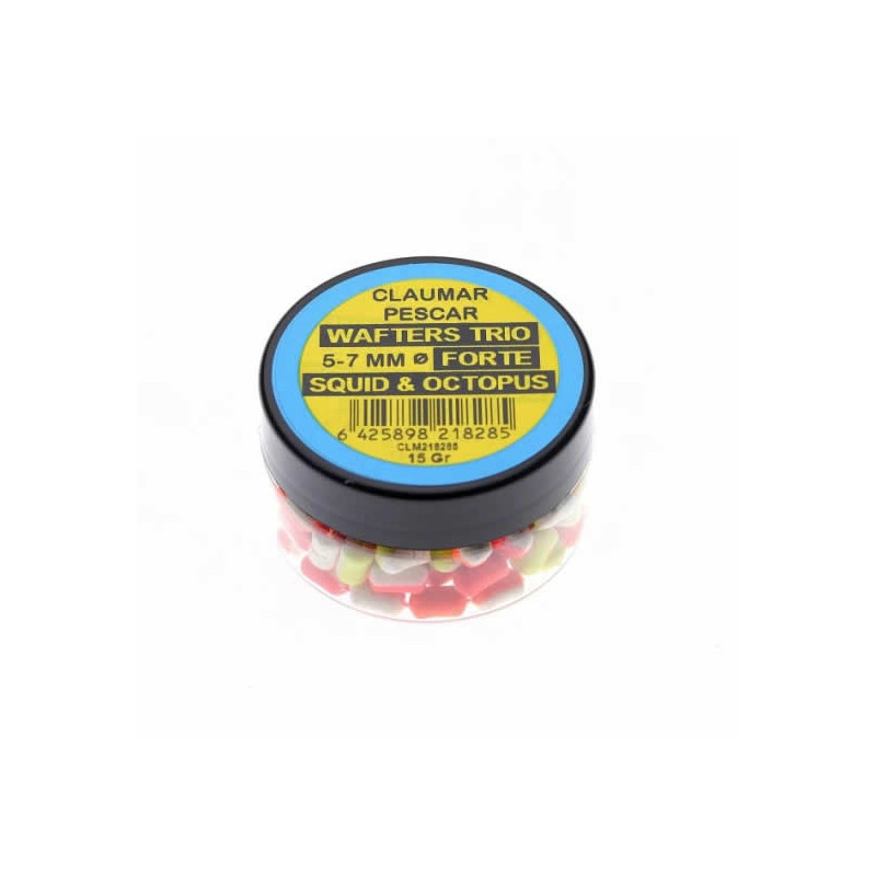 Wafters Claumar Trio Forte Squid&Octopus 5-7mm, 15gr | Wafters la Pescuit24