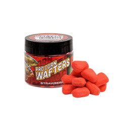Benzar Mix Pro Corn Wafters, Strawberry, Fluo red | Boilies & Solubile la Pescuit24