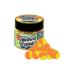 Benzar Mix Bicolor Pop Up 7 Mm, Portocale-ciocolata | Boilies & Solubile la Pescuit24