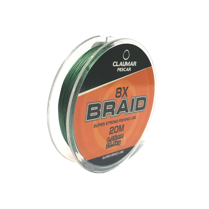 Fir Textil Claumar Pescar 8x Super Braid Strong 20m 47.0kg 0.30mm