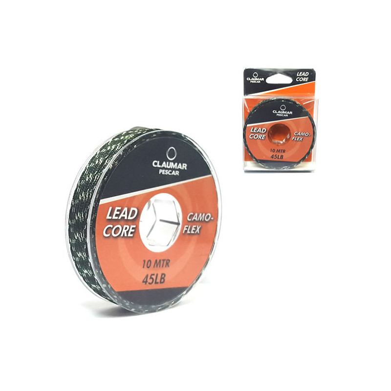 Leadcore Claumar Pescar Camo Flex 10m 45lb