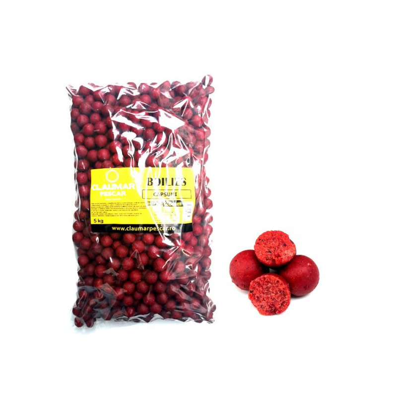 Boilies Claumar Birdfood Tare Capsuni 20mm 5 kg