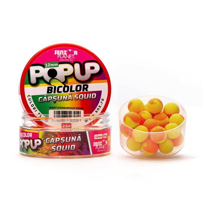 Pop-up dumbells minis capsuna 4-5mm 10g Pop-up dumbells minis capsuna 4-5mm 10g