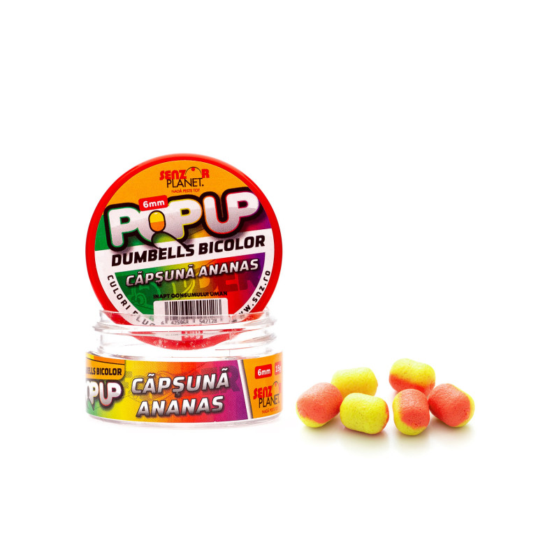 Boilies Dumbells Method Feeder pentru carlig Squid&Capsuna Boilies Dumbells Method Feeder pentru carlig Squid&Capsuna
