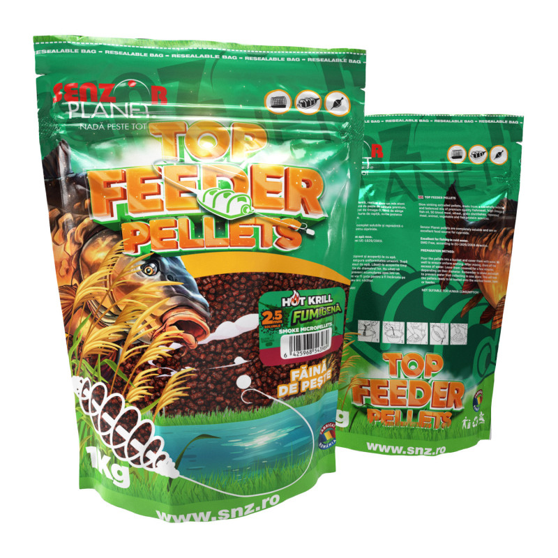Top Feeder Pellets Fumigena Hot Krill, 2.5mm, 1kg | Top Feeder Pellets Top Feeder Pellets Fumigena Hot Krill, 2.5mm, 1kg | Top Feeder Pellets