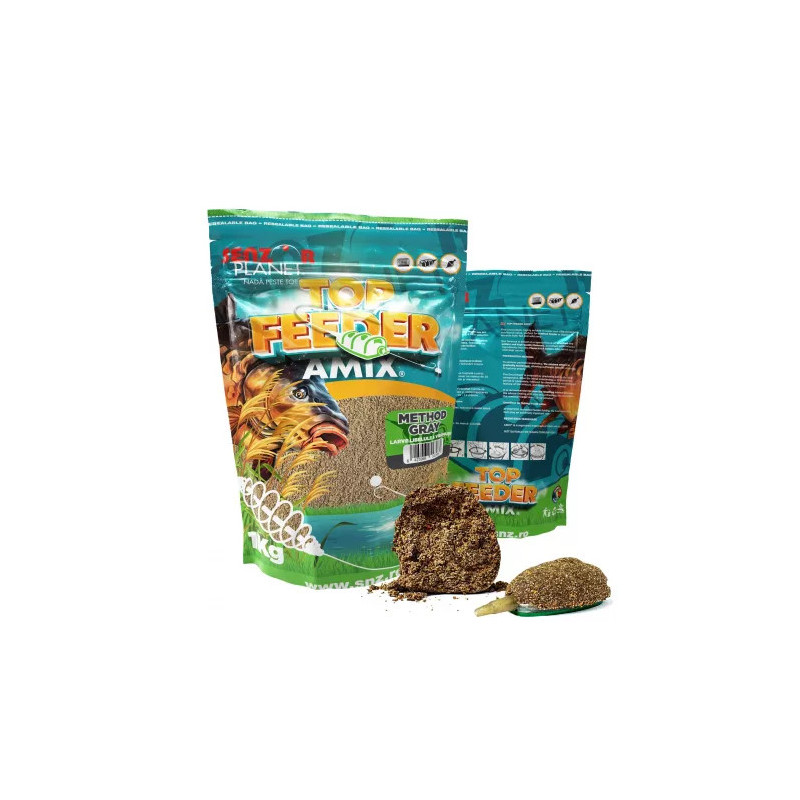 Top Amix 1kg Method Feeder Gray Senzor Planet