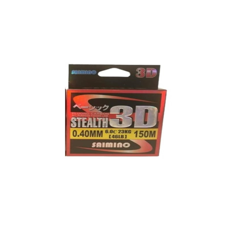 Fir Monofilament Saimino Stealth 3d Fluoro carbon 150m, 0.40