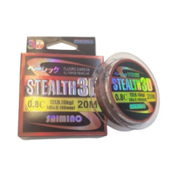 Fir Monofilament Saimino Stealth 3d Fluoro carbon 20m, 0.16m