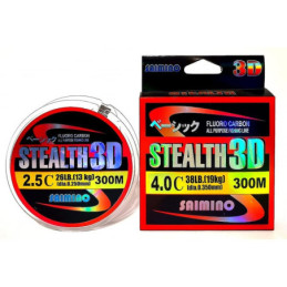Fir Monofilament Saimino Stealth 3d Fluoro carbon 300m, 0.30