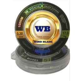 Fir Monofilament Saimino Stealth 3d Fluoro carbon 1000m, 0.2