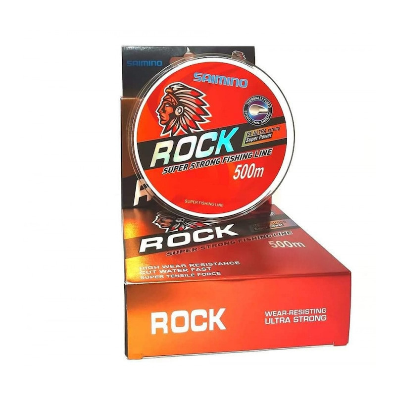 Fir Monofilament Saimino Rock 500m, 0.40mm, 15.5Kg, 34Lb – F