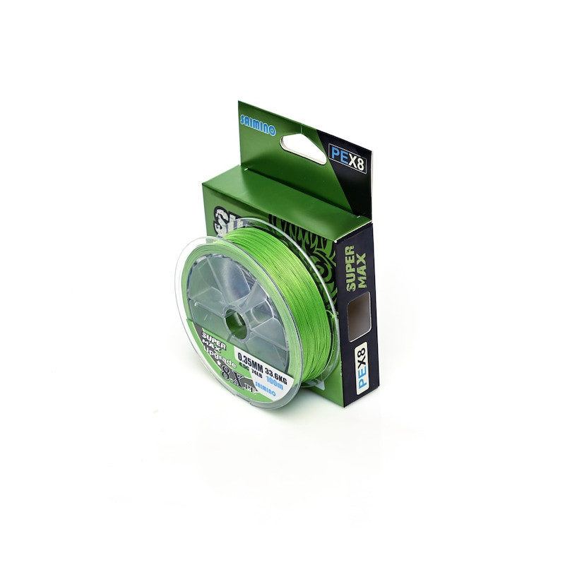 Fir Textil PEX8 Saimino FISHINGLINE 100m Iarba Verde, 0.18m Fir Textil PEX8 Saimino FISHINGLINE 100m Iarba Verde, 0.18m