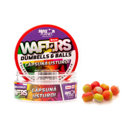ARTIFICIAL METHOD WAFTERS DUMBELLS ENTERPRISE TACKLE FLUO ORANGE 6mm