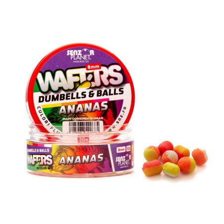 ARTIFICIAL METHOD WAFTERS ENTERPRISE TACKLE FLUO MIXED COLORS 6mm