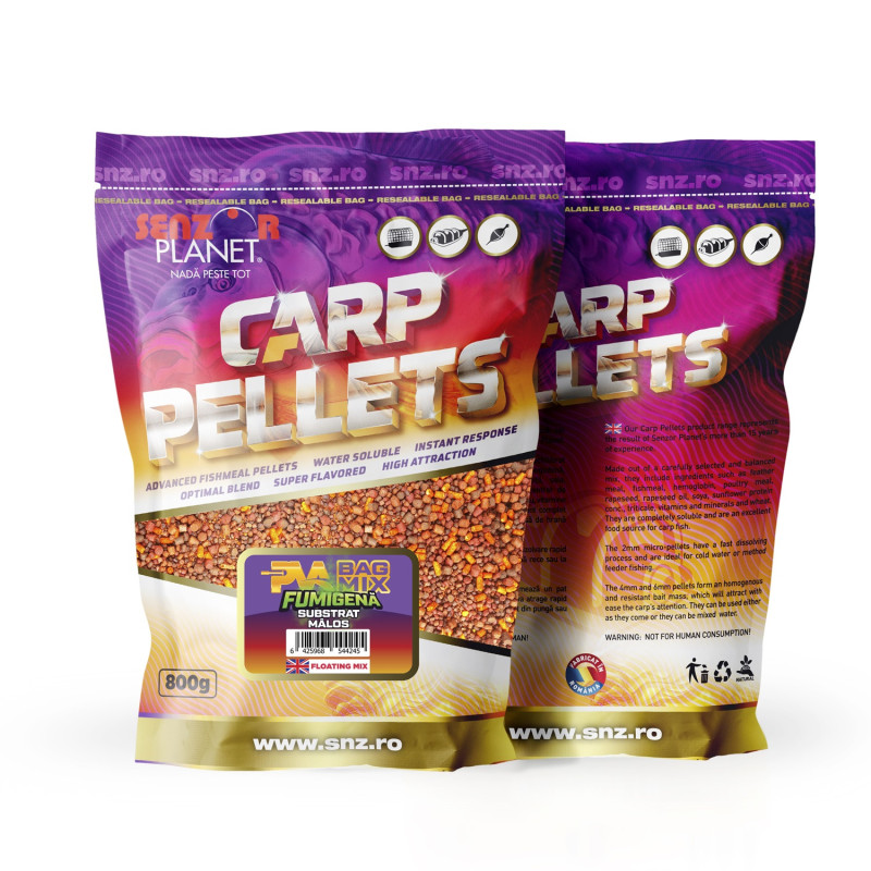 Pva bag Mix Fumigena Substrat Malos, 800g | PVA Bag