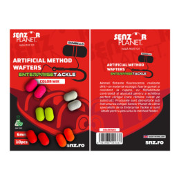 ARTIFICIAL METHOD WAFTERS DUMBELLS ENTERPRISE TACKLE FLUO MIXED COLORS