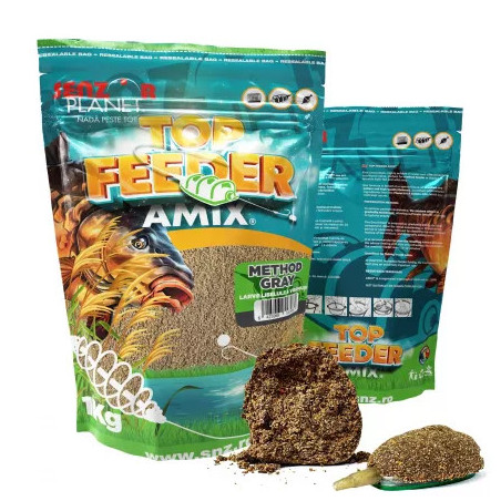 Top Amix 1kg Method Feeder Gray Senzor Planet