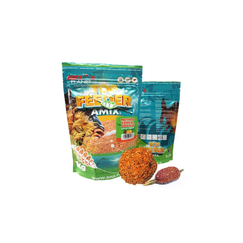 Top Feeder Amix 1kg Method Cereal Orange Senzor Planet