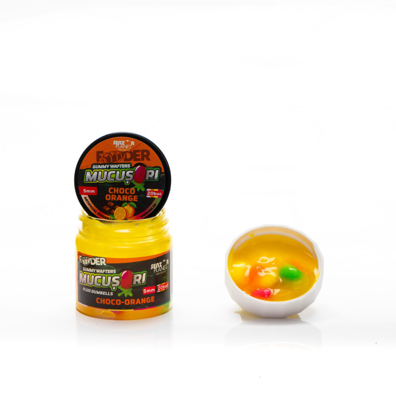 MUCUSORI WAFTERS ARTIFICIAL CHOCO ORANGE 5mm 20buc | Momeli diverse