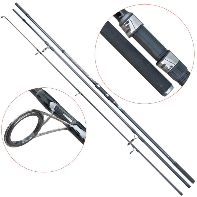 Lanseta fibra de carbon Baracuda Cocaine Carp X6 3903