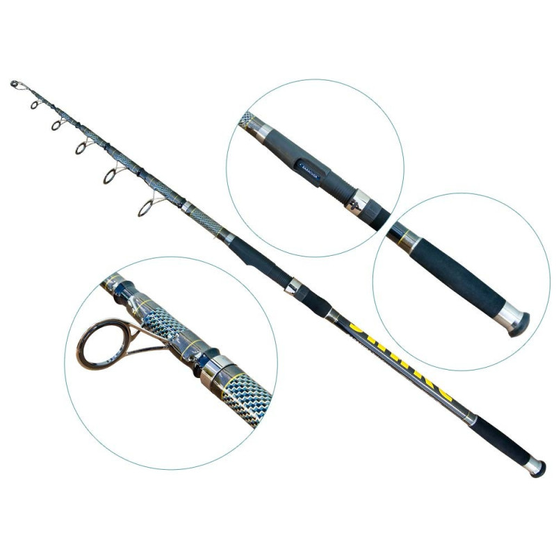 Lanseta fibra de carbon Baracuda Snake Tele Carp 3607