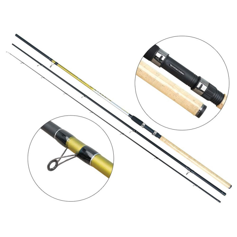 Lanseta fibra de carbon Baracuda Cyclone Match 4203
